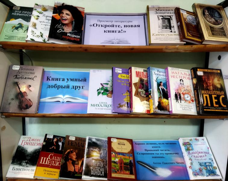 Просмотр литературы
«Откройте, новая книга!»